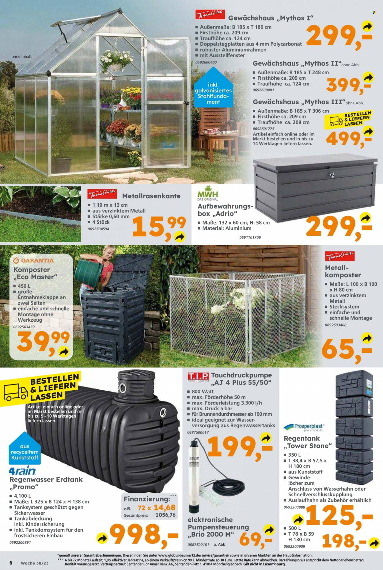 Globus Baumarkt Prospekte  - 18.09.2023 - 23.09.2023. Seite 6