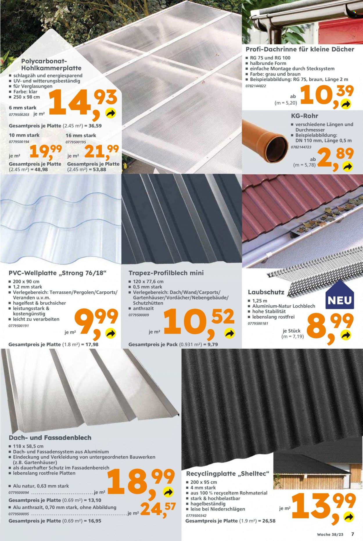 Globus Baumarkt Prospekte  - 18.09.2023 - 23.09.2023. Seite 7