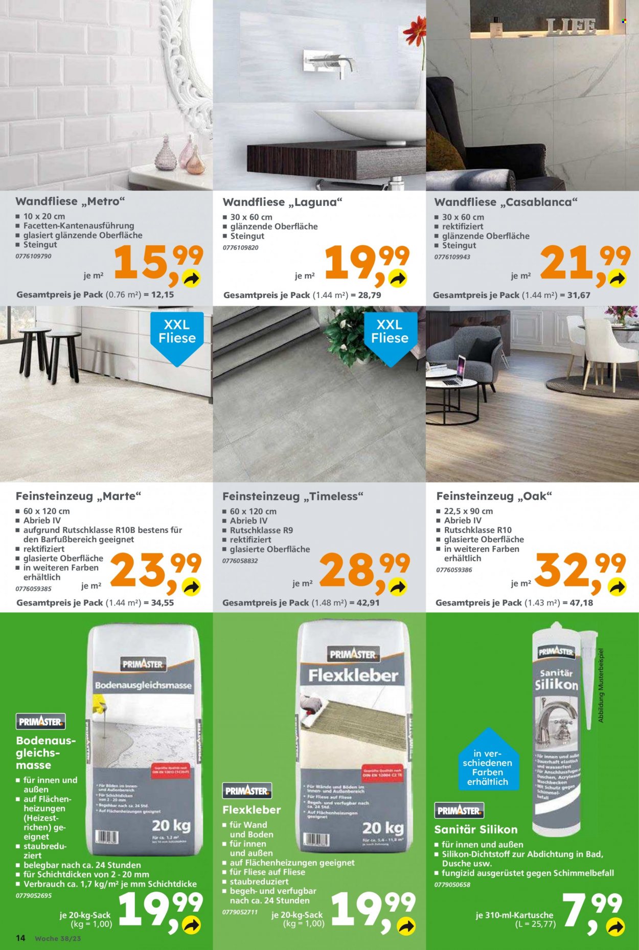 Globus Baumarkt Prospekte  - 18.09.2023 - 23.09.2023. Seite 14