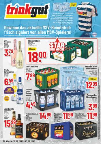Prospekte trinkgut - 18.09.2023 - 23.09.2023.