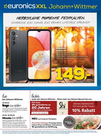 Prospekte Euronics - 17.09.2023 - 24.09.2023.