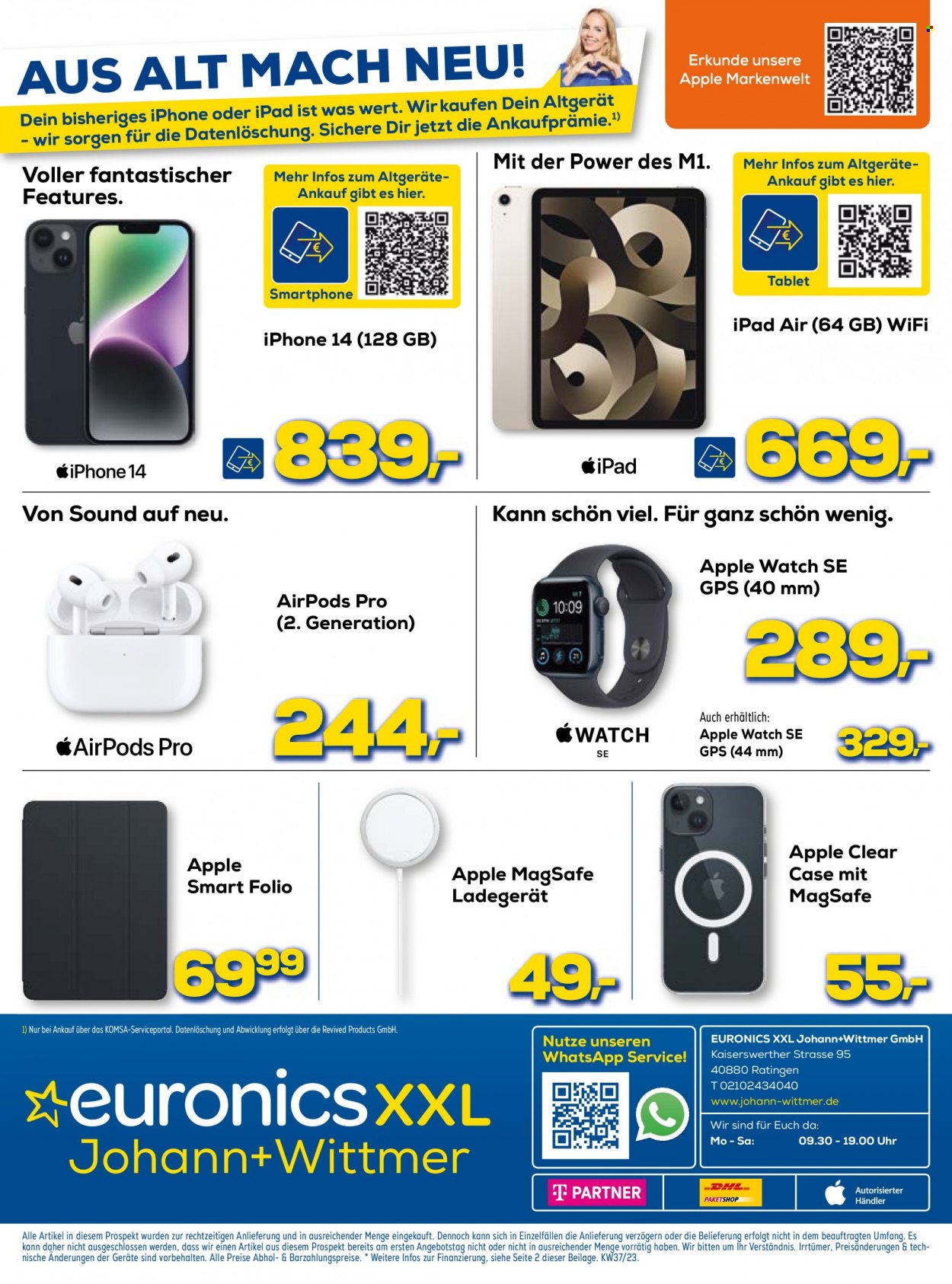 Euronics Prospekte  - 17.09.2023 - 24.09.2023. Seite 15