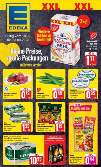 Prospekte Edeka - 18.09.2023 - 23.09.2023.