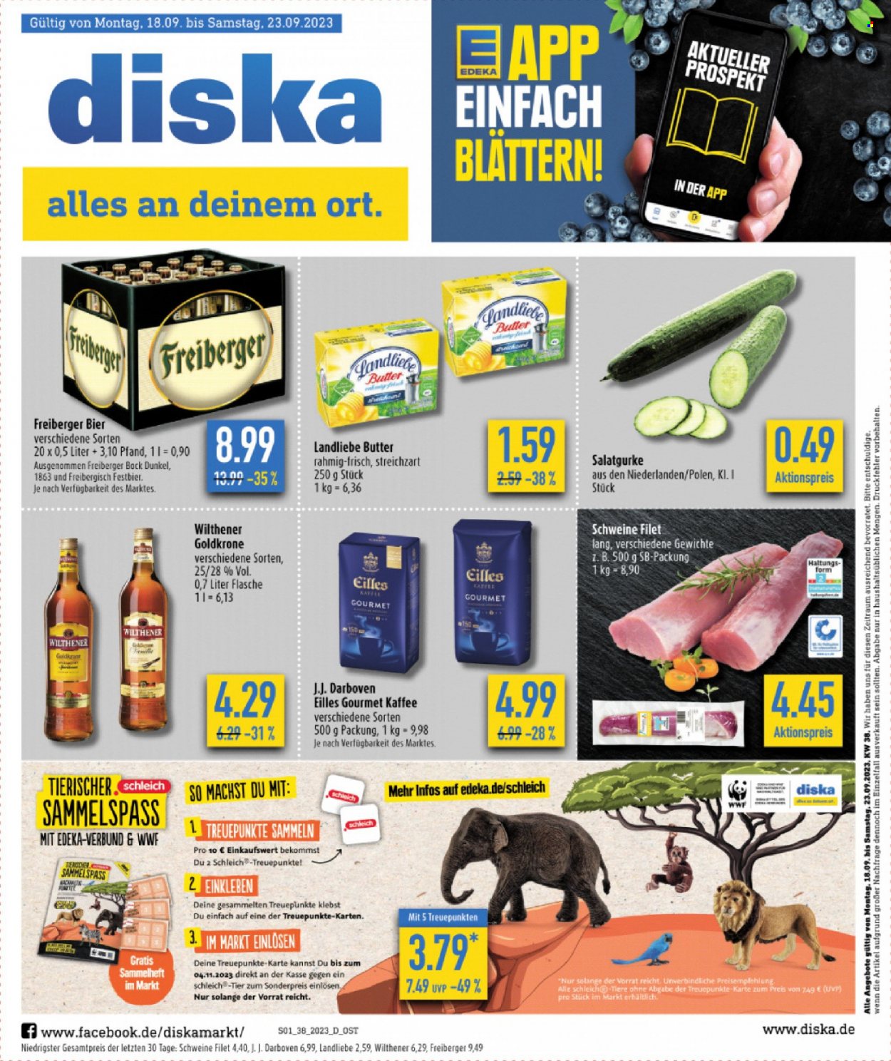 Diska Prospekte  - 18.09.2023 - 23.09.2023. Seite 1