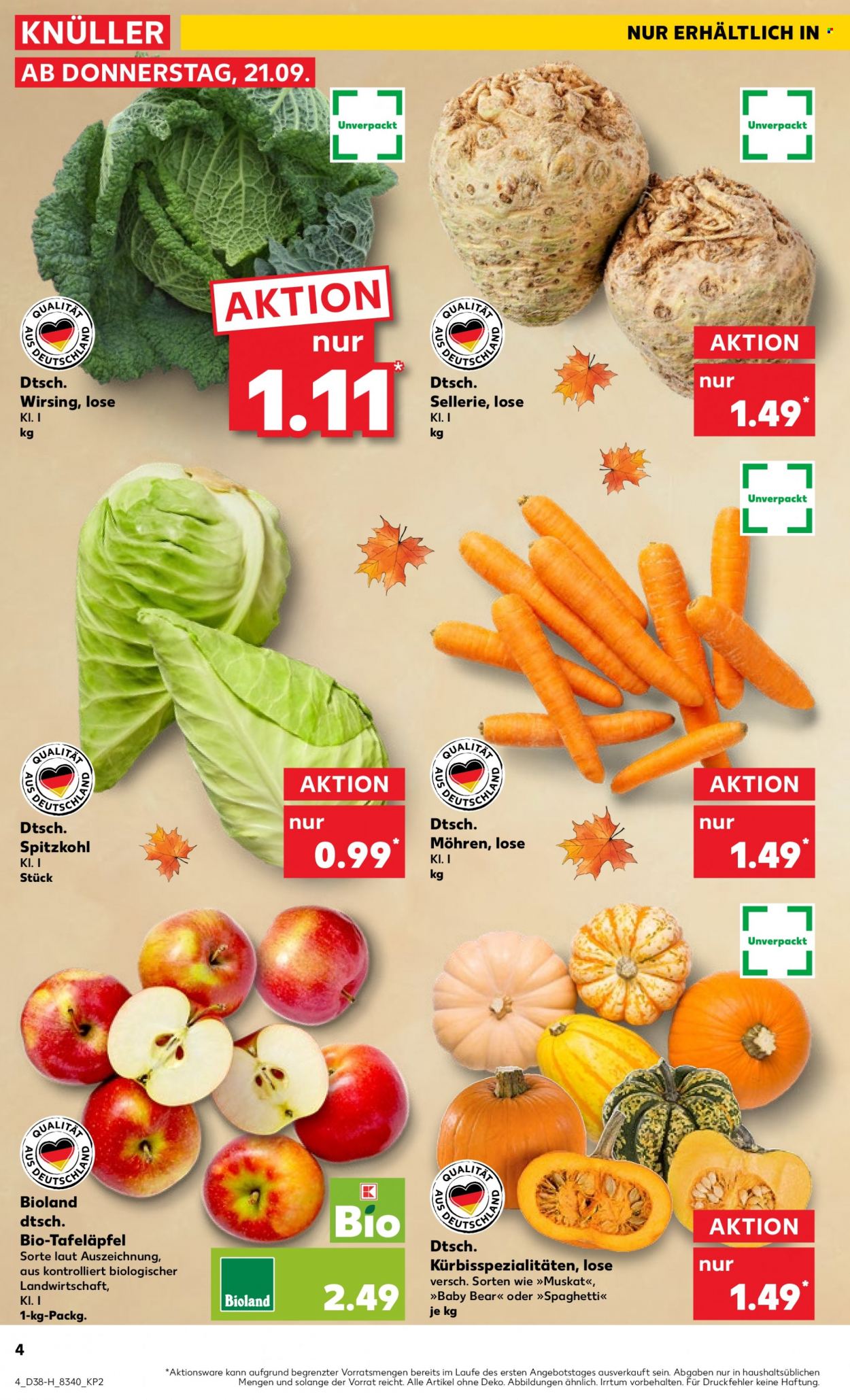Kaufland Prospekte  - 21.09.2023 - 27.09.2023. Seite 4