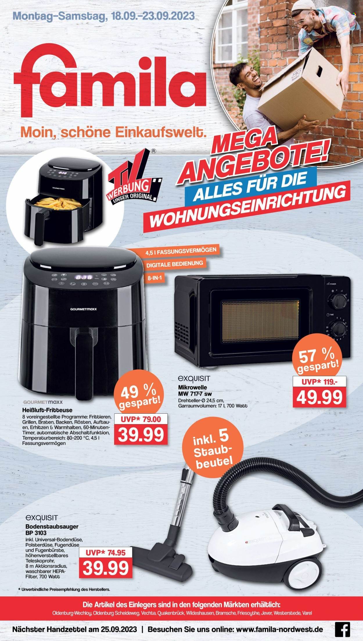 famila Prospekte  - 18.09.2023 - 23.09.2023. Seite 1