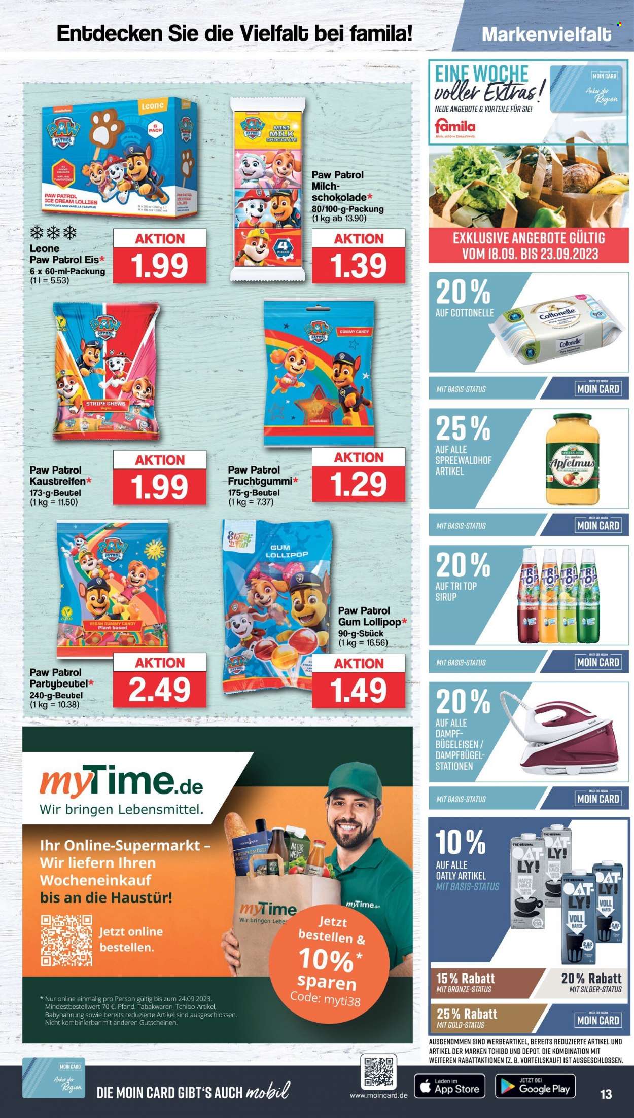 famila Prospekte  - 18.09.2023 - 23.09.2023. Seite 13