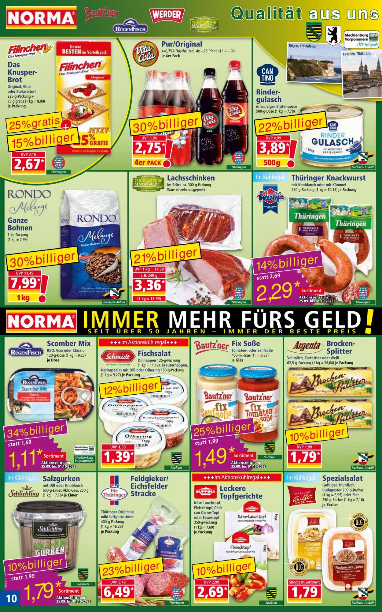 Norma Prospekte  - 25.09.2023 - 1.10.2023. Seite 10