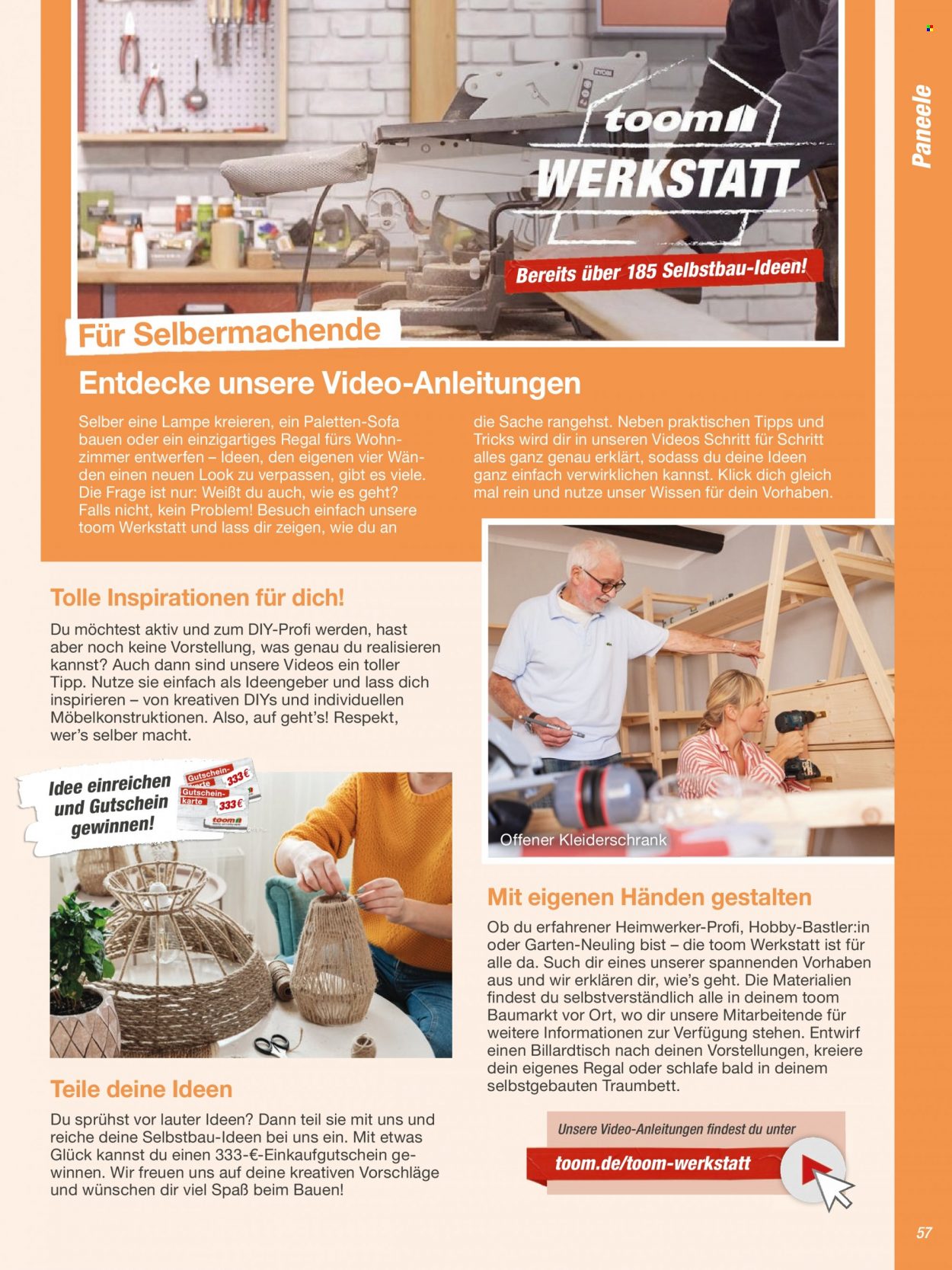 toom Baumarkt Prospekte  - 17.09.2023 - 31.03.2024. Seite 57