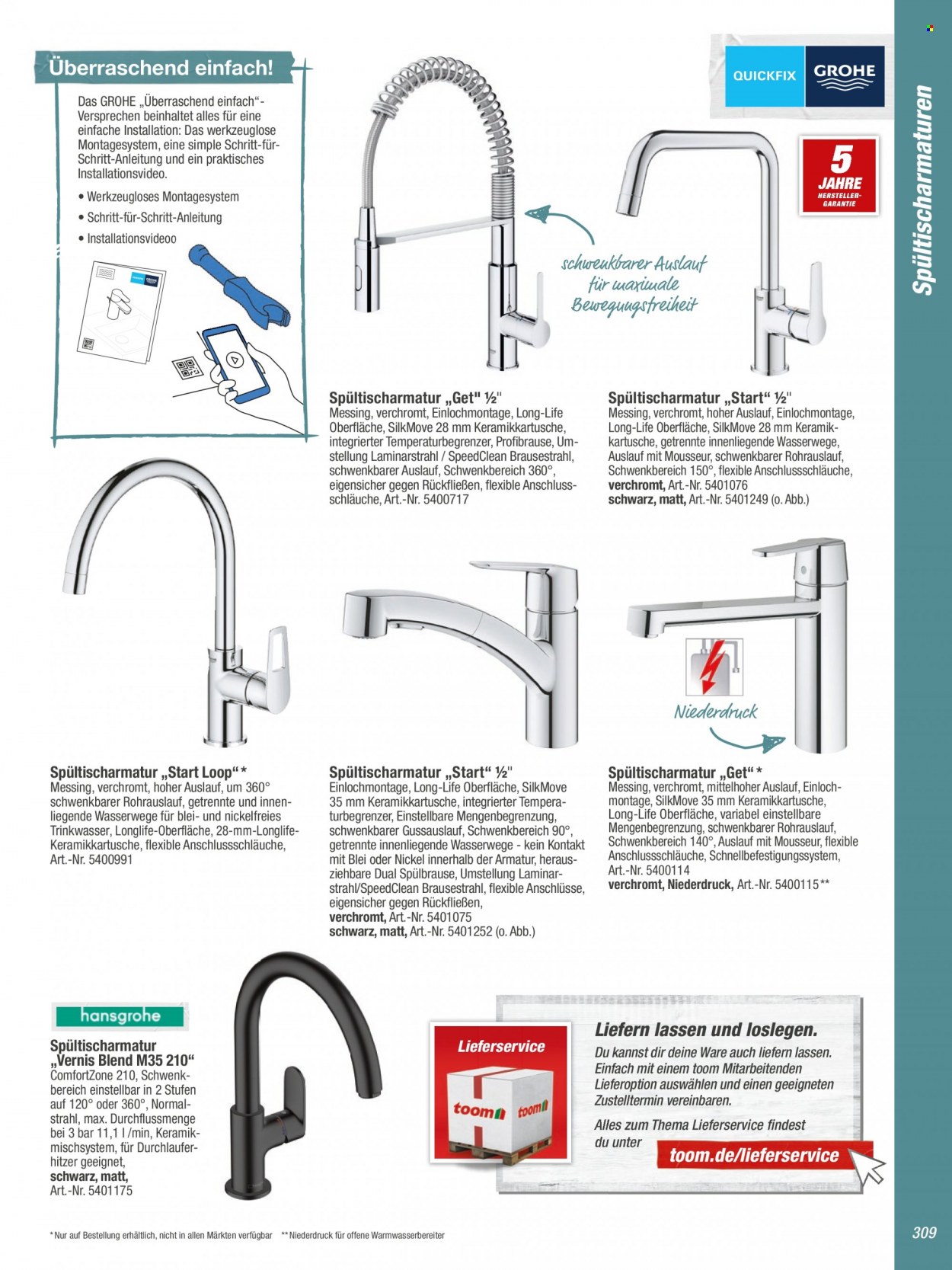 toom Baumarkt Prospekte  - 17.09.2023 - 31.03.2024. Seite 309