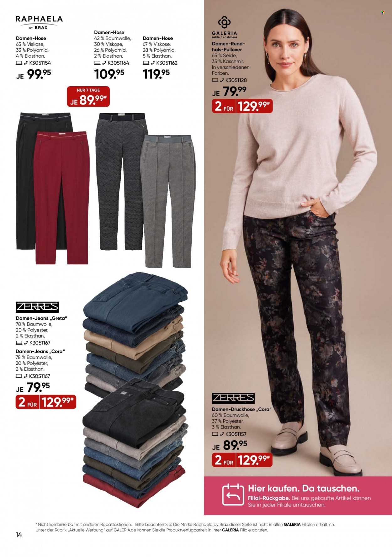 GALERIA Karstadt Kaufhof Prospekte  - 20.09.2023 - 26.09.2023. Seite 14