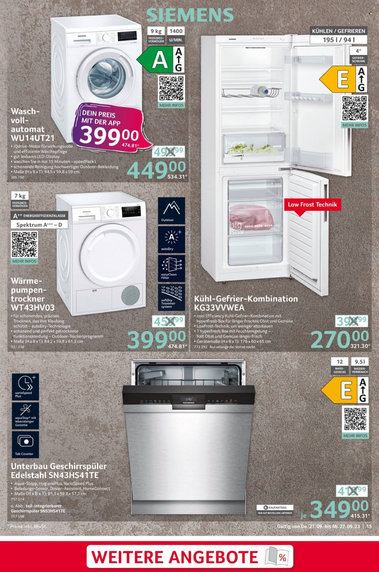 Selgros Prospekte  - 21.09.2023 - 27.09.2023. Seite 15