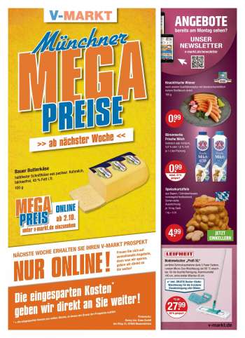 Prospekte V-Markt - 28.09.2023 - 4.10.2023.
