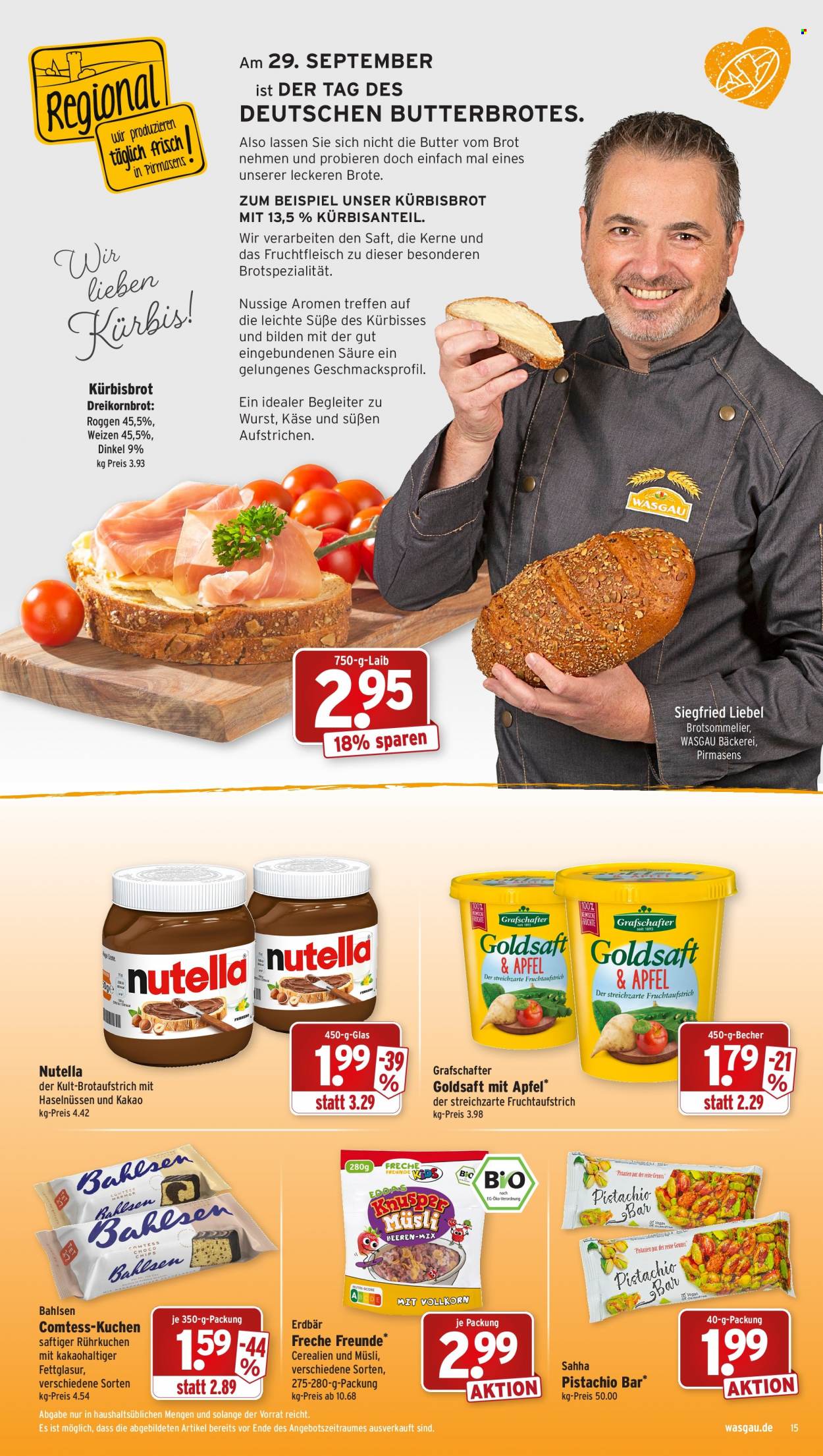 Wasgau Prospekte  - 25.09.2023 - 30.09.2023. Seite 15
