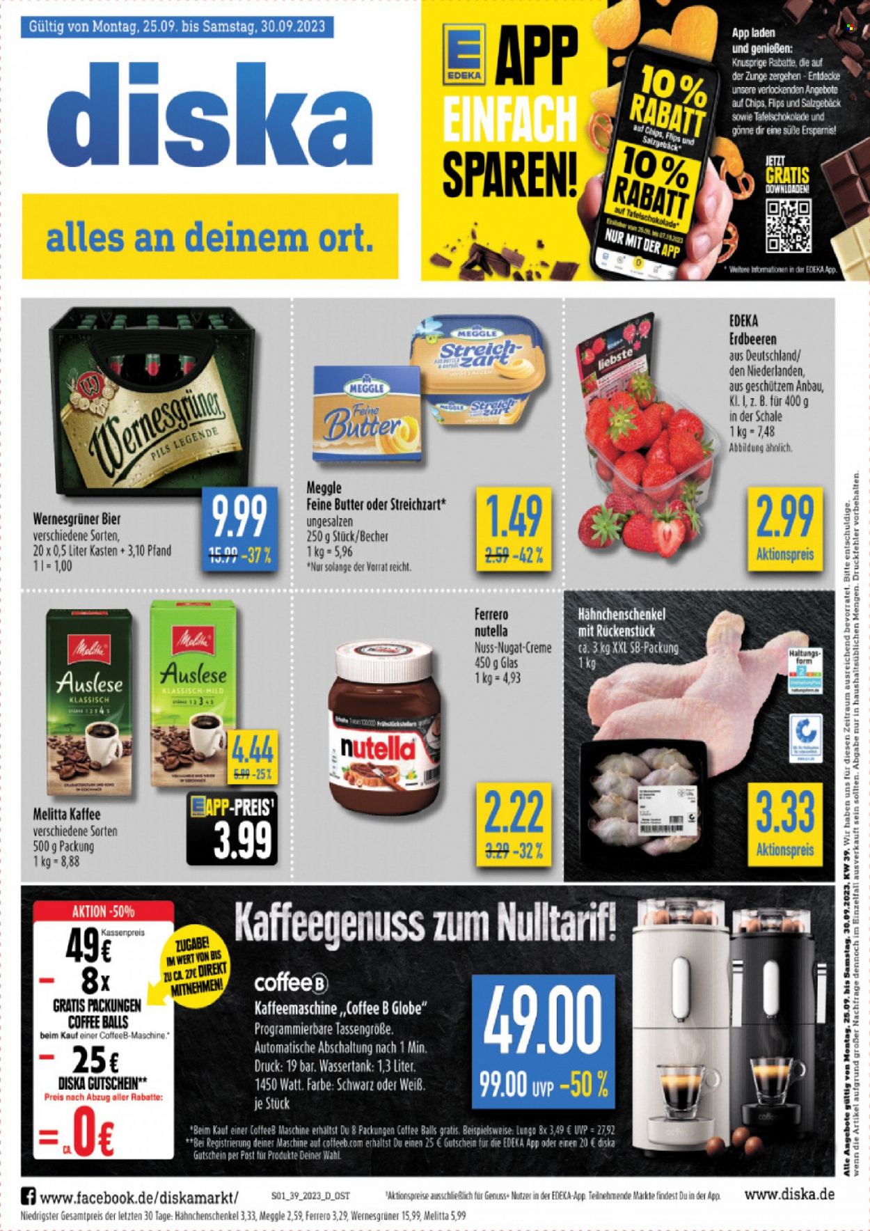 Diska Prospekte  - 25.09.2023 - 30.09.2023. Seite 1