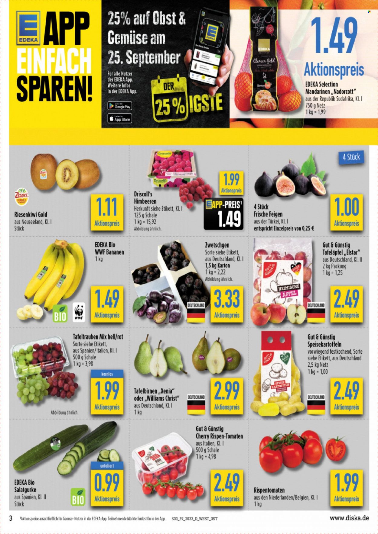 Diska Prospekte  - 25.09.2023 - 30.09.2023. Seite 3