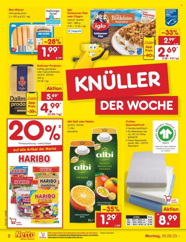 Netto Marken-Discount Prospekte  - 25.09.2023 - 30.09.2023. Seite 2