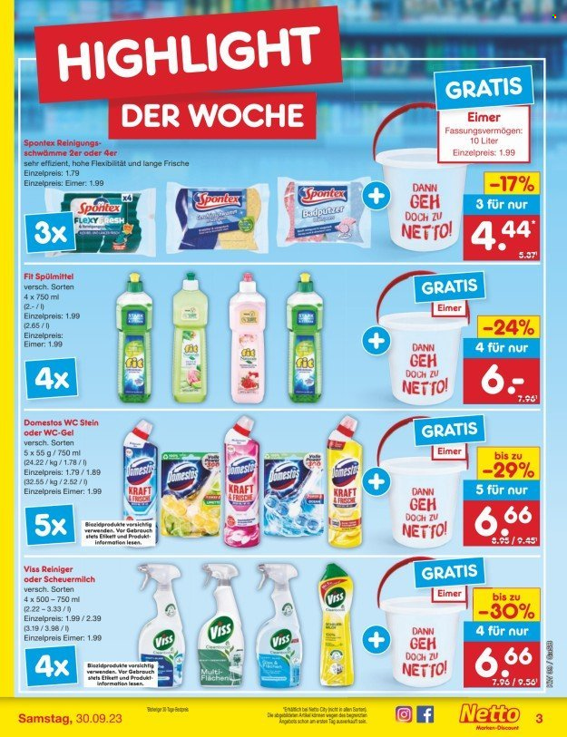 Netto Marken-Discount Prospekte  - 25.09.2023 - 30.09.2023. Seite 3