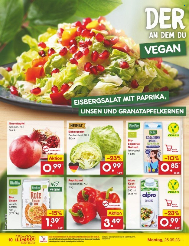 Netto Marken-Discount Prospekte  - 25.09.2023 - 30.09.2023. Seite 10