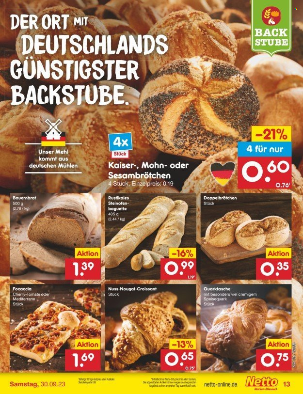 Netto Marken-Discount Prospekte  - 25.09.2023 - 30.09.2023. Seite 13