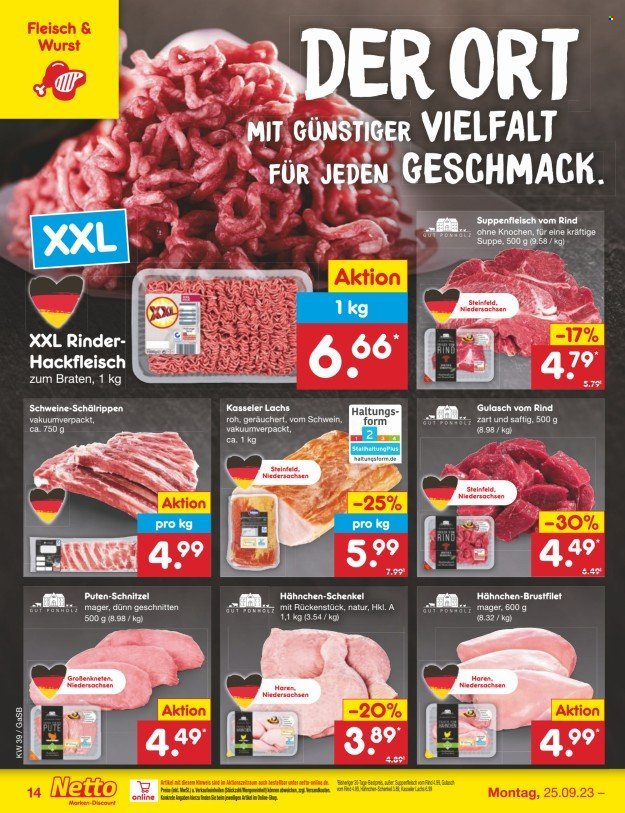 Netto Marken-Discount Prospekte  - 25.09.2023 - 30.09.2023. Seite 14
