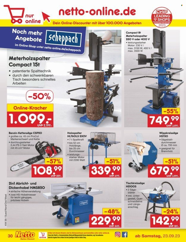 Netto Marken-Discount Prospekte  - 25.09.2023 - 30.09.2023. Seite 32