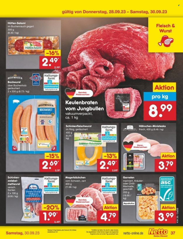 Netto Marken-Discount Prospekte  - 25.09.2023 - 30.09.2023. Seite 39