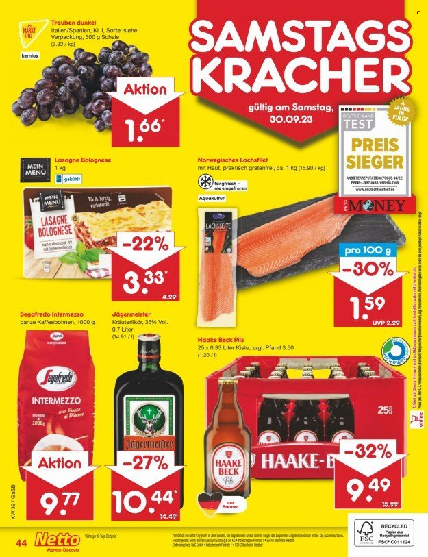 Netto Marken-Discount Prospekte  - 25.09.2023 - 30.09.2023. Seite 46