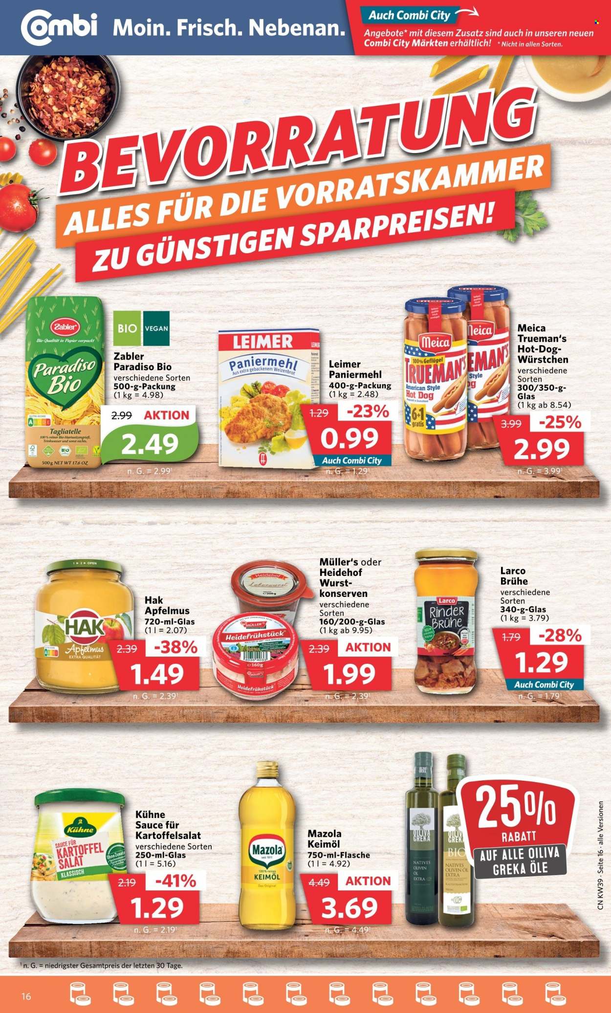 Combi Prospekte  - 25.09.2023 - 30.09.2023. Seite 17