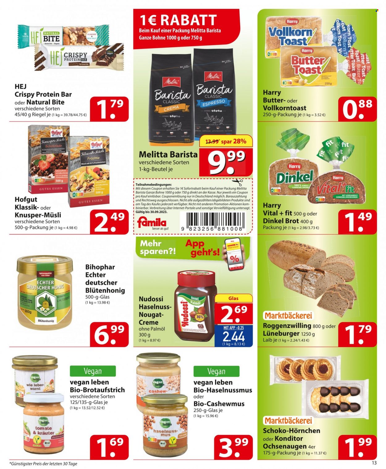 famila Prospekte  - 25.09.2023 - 30.09.2023. Seite 13