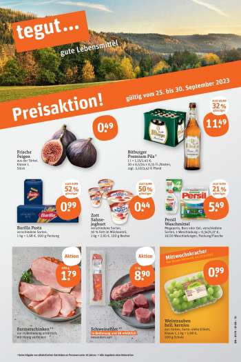 Prospekte tegut... - 25.09.2023 - 30.09.2023.