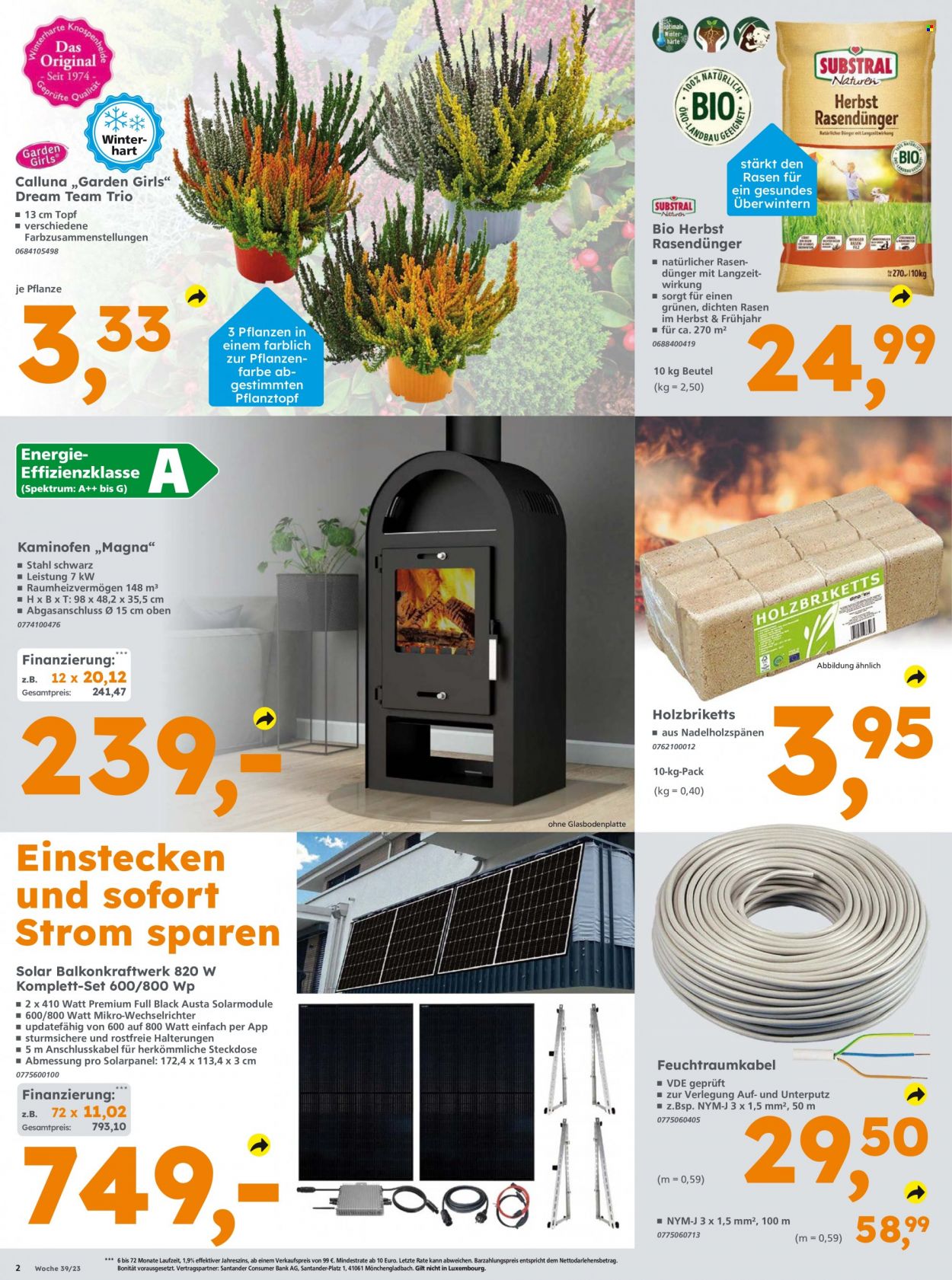 Globus Baumarkt Prospekte  - 25.09.2023 - 2.10.2023. Seite 2