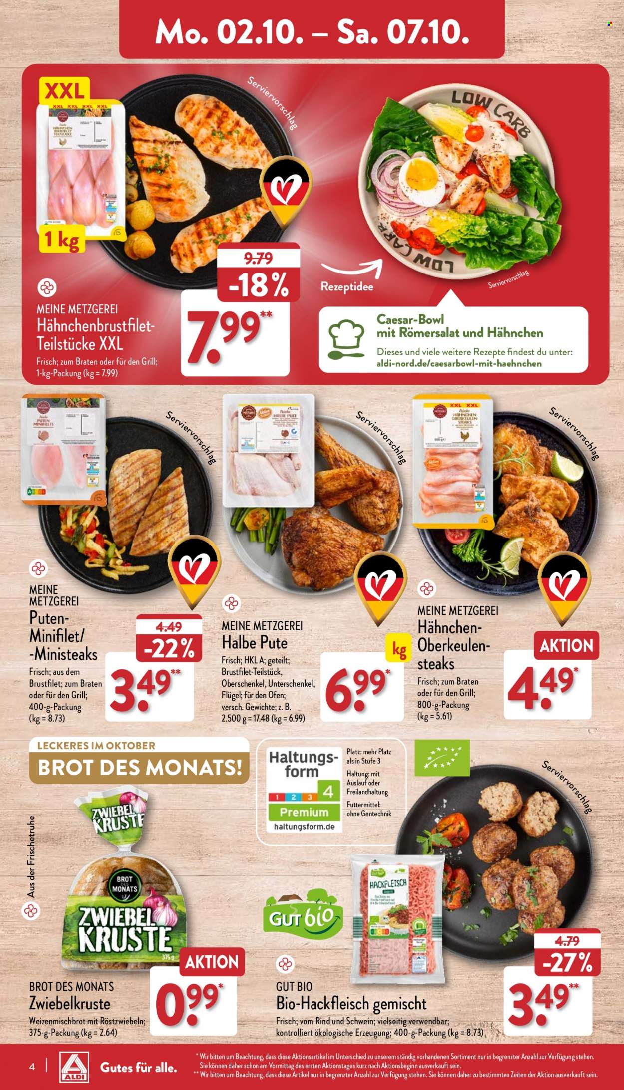 ALDI Nord Prospekte  - 2.10.2023 - 7.10.2023. Seite 4