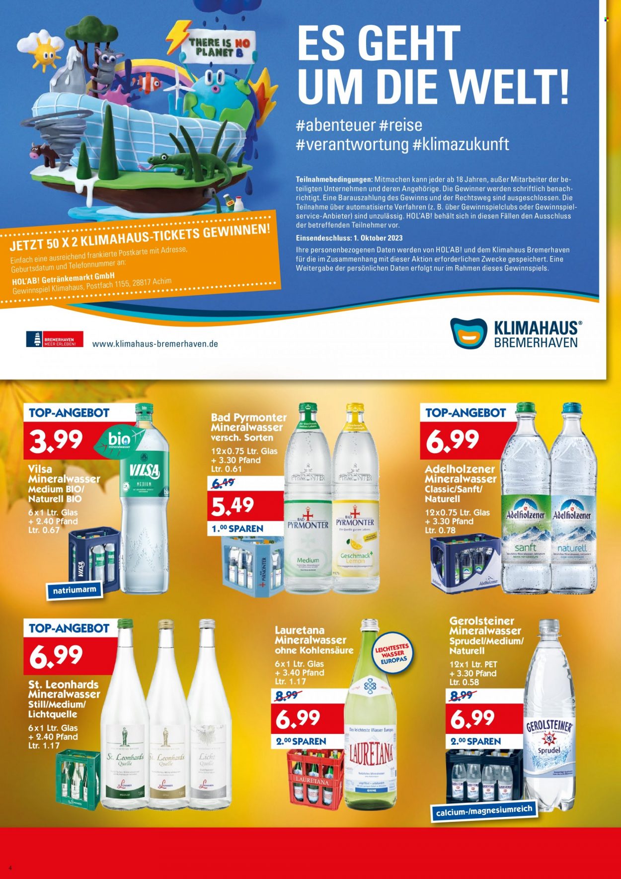 Hol'ab! Getränkemarkt Prospekte  - 25.09.2023 - 30.09.2023. Seite 4