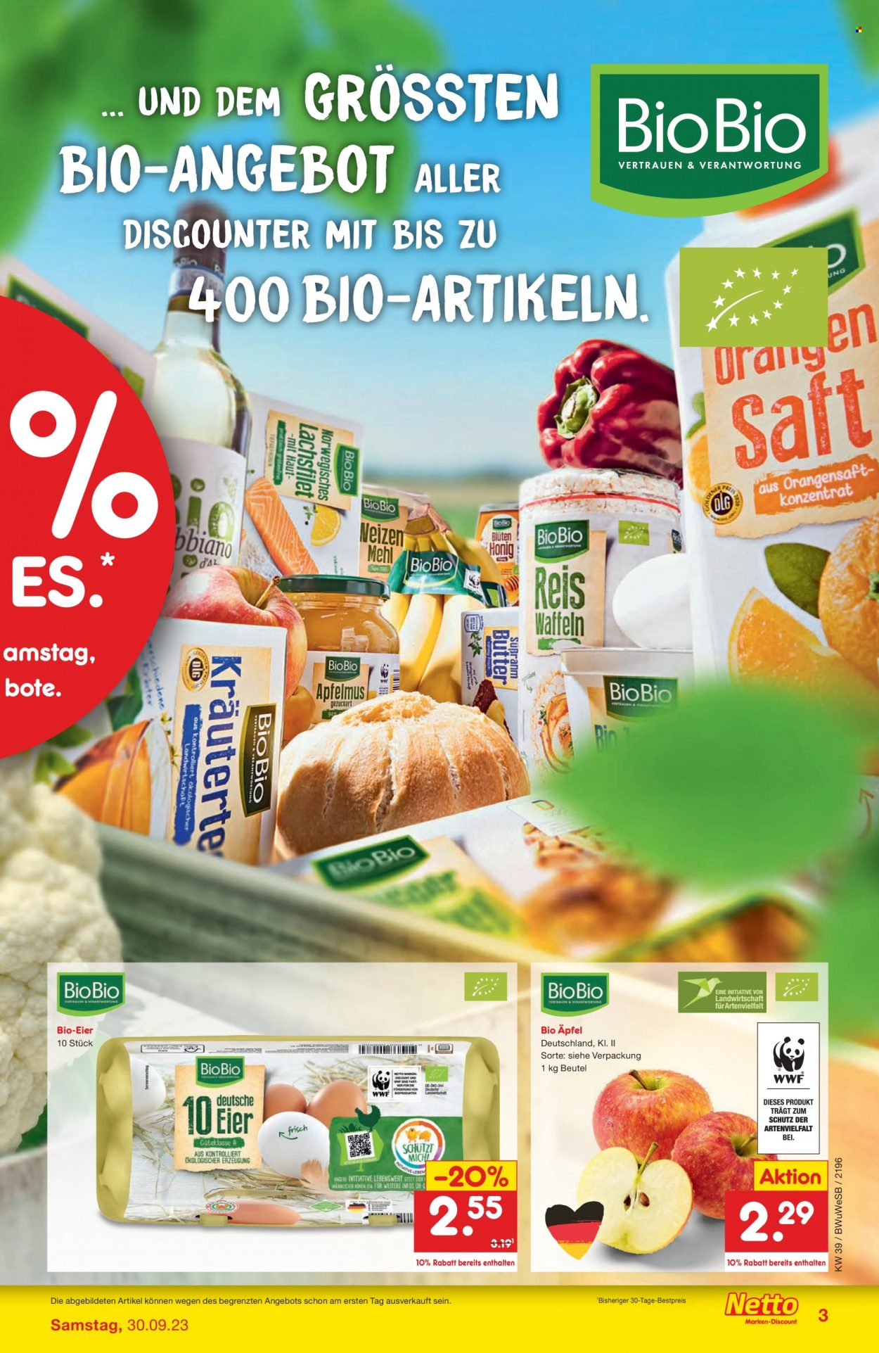 Netto Marken-Discount Prospekte  - 26.09.2023 - 30.09.2023. Seite 3