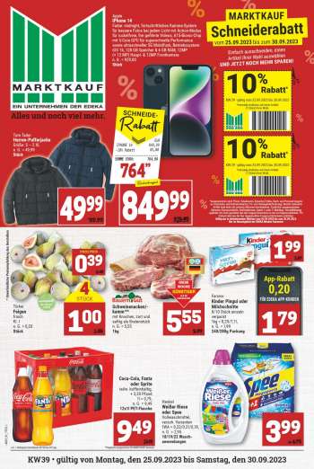 Prospekte Marktkauf - 25.09.2023 - 30.09.2023.