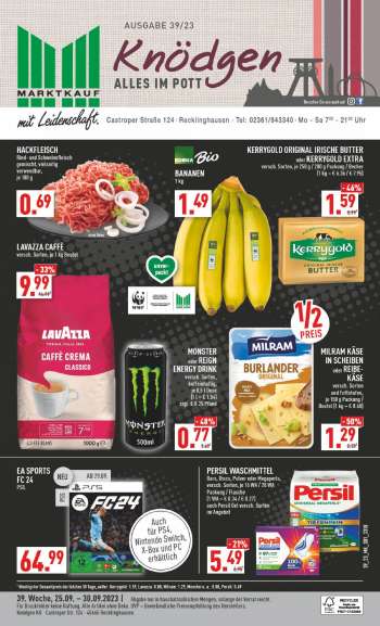 Prospekte Marktkauf - 25.09.2023 - 30.09.2023.
