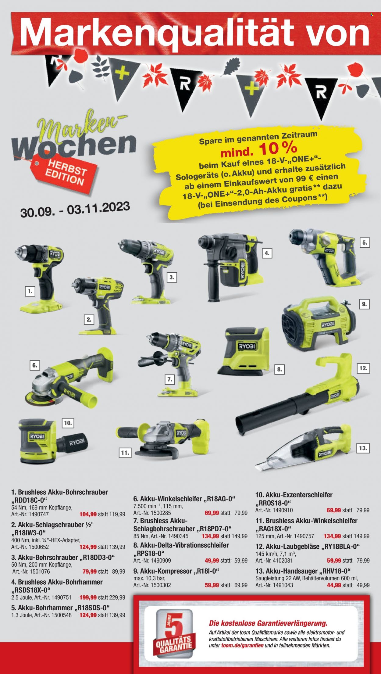 toom Baumarkt Prospekte  - 30.09.2023 - 6.10.2023. Seite 8