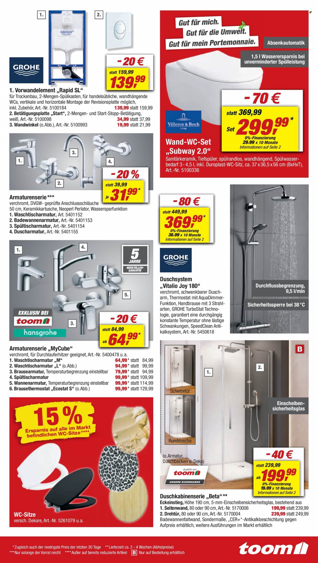 toom Baumarkt Prospekte  - 30.09.2023 - 6.10.2023. Seite 15