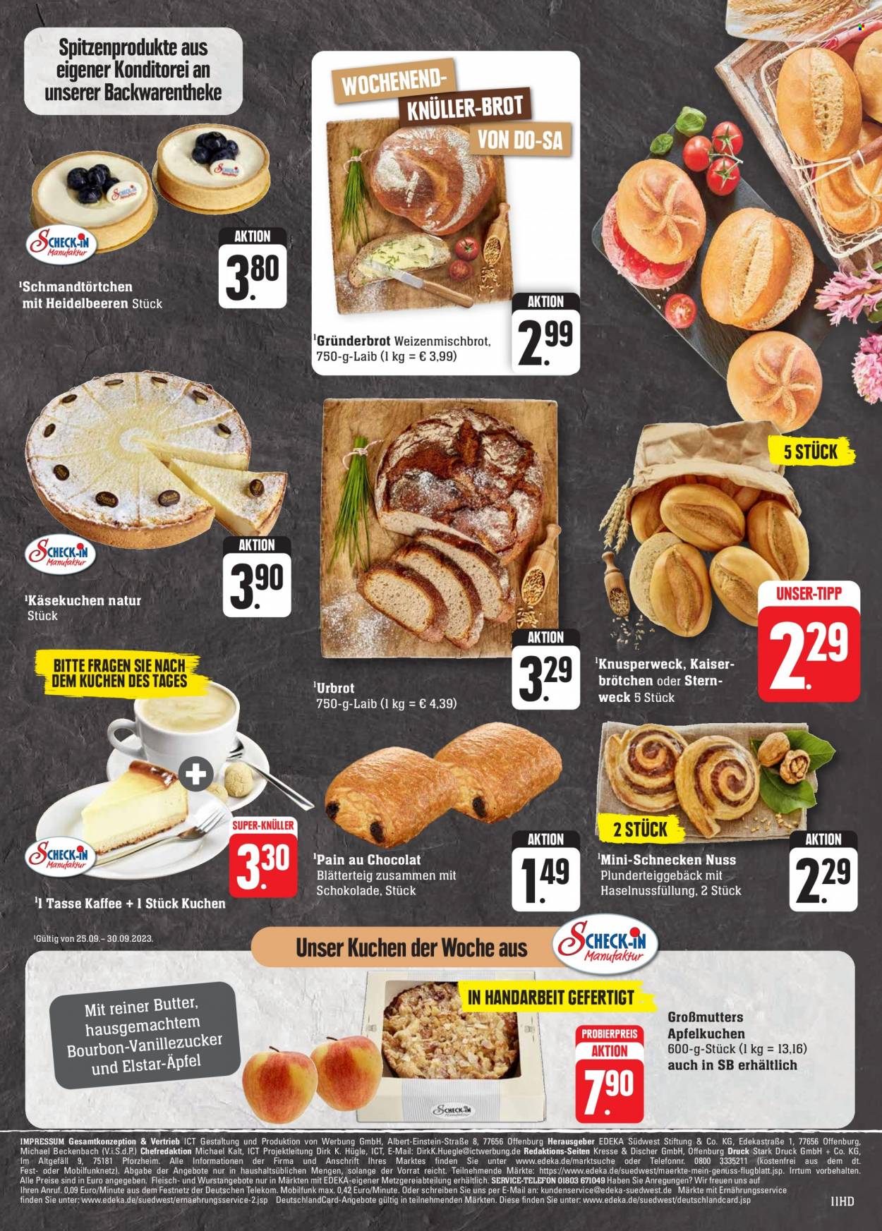 Edeka Prospekte  - 25.09.2023 - 30.09.2023. Seite 11