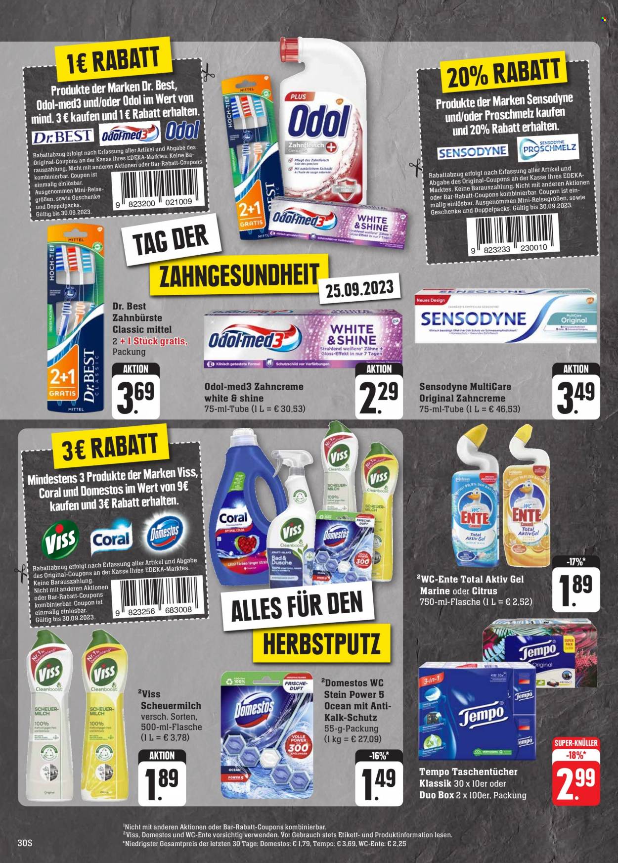 Edeka Prospekte  - 25.09.2023 - 30.09.2023. Seite 30