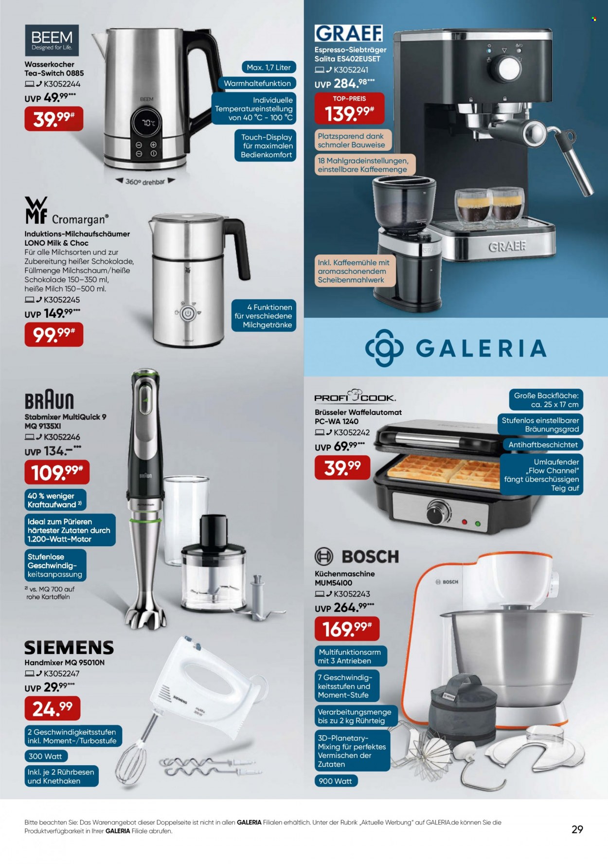 GALERIA Karstadt Kaufhof Prospekte  - 27.09.2023 - 3.10.2023. Seite 29