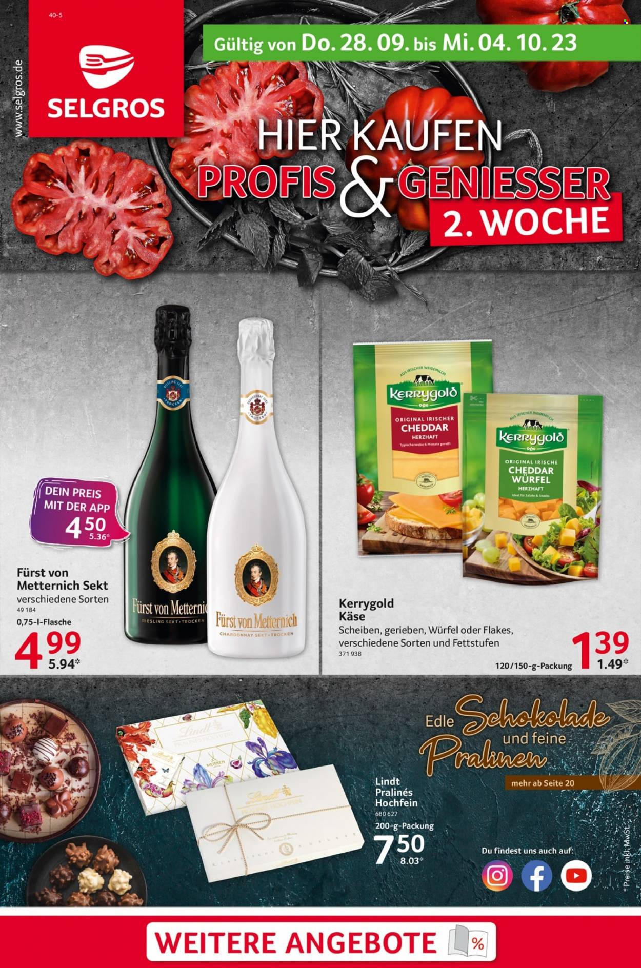 Selgros Prospekte  - 28.09.2023 - 4.10.2023. Seite 1