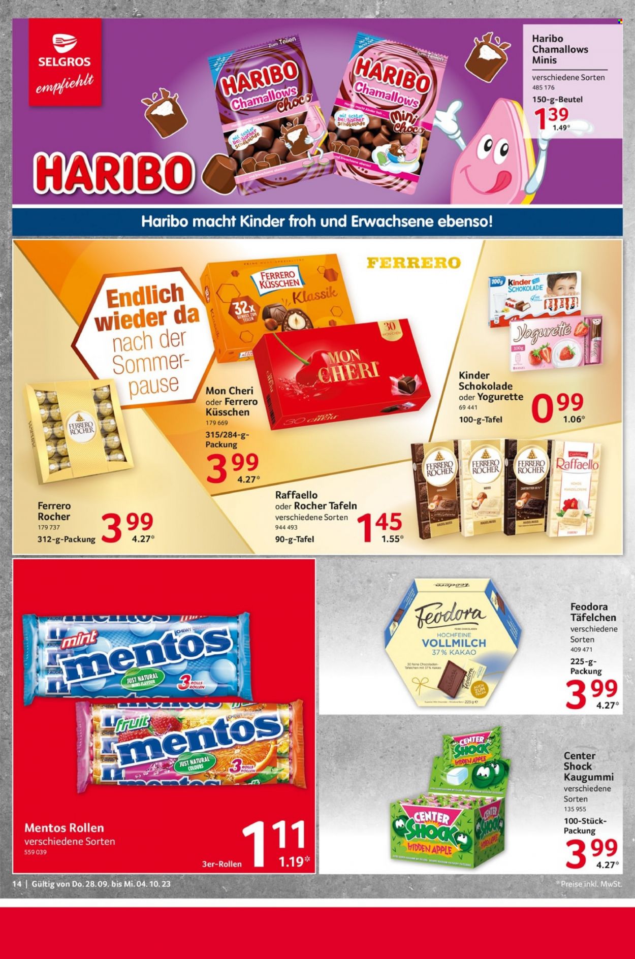 Selgros Prospekte  - 28.09.2023 - 4.10.2023. Seite 14