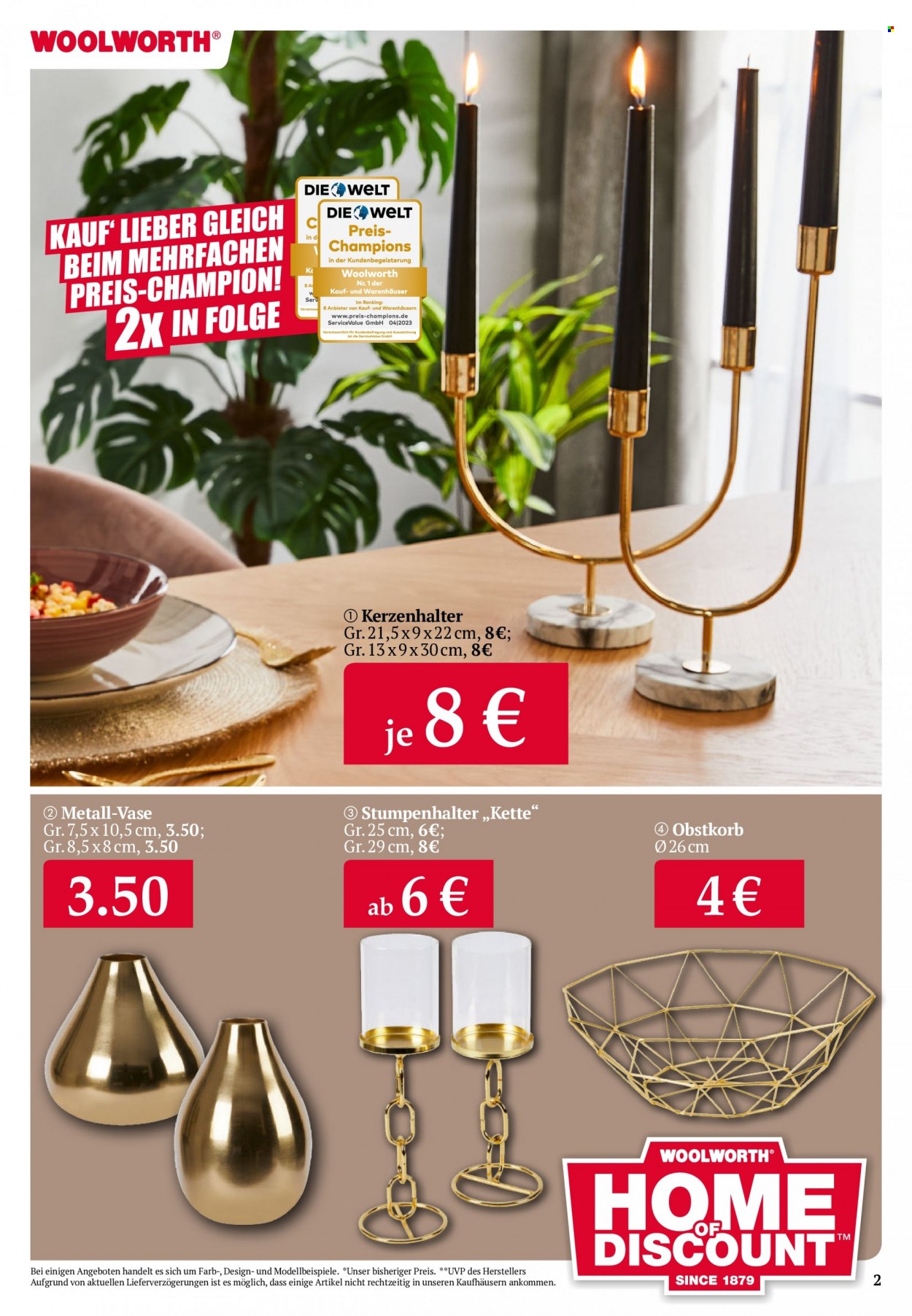 Woolworth Prospekte  - 28.09.2023 - 7.10.2023. Seite 2