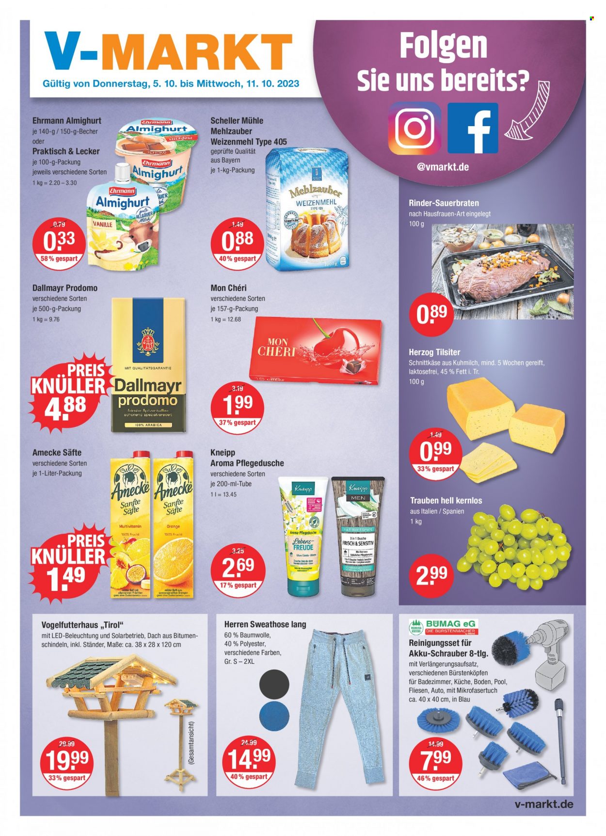 V-Markt Prospekte  - 5.10.2023 - 11.10.2023. Seite 1