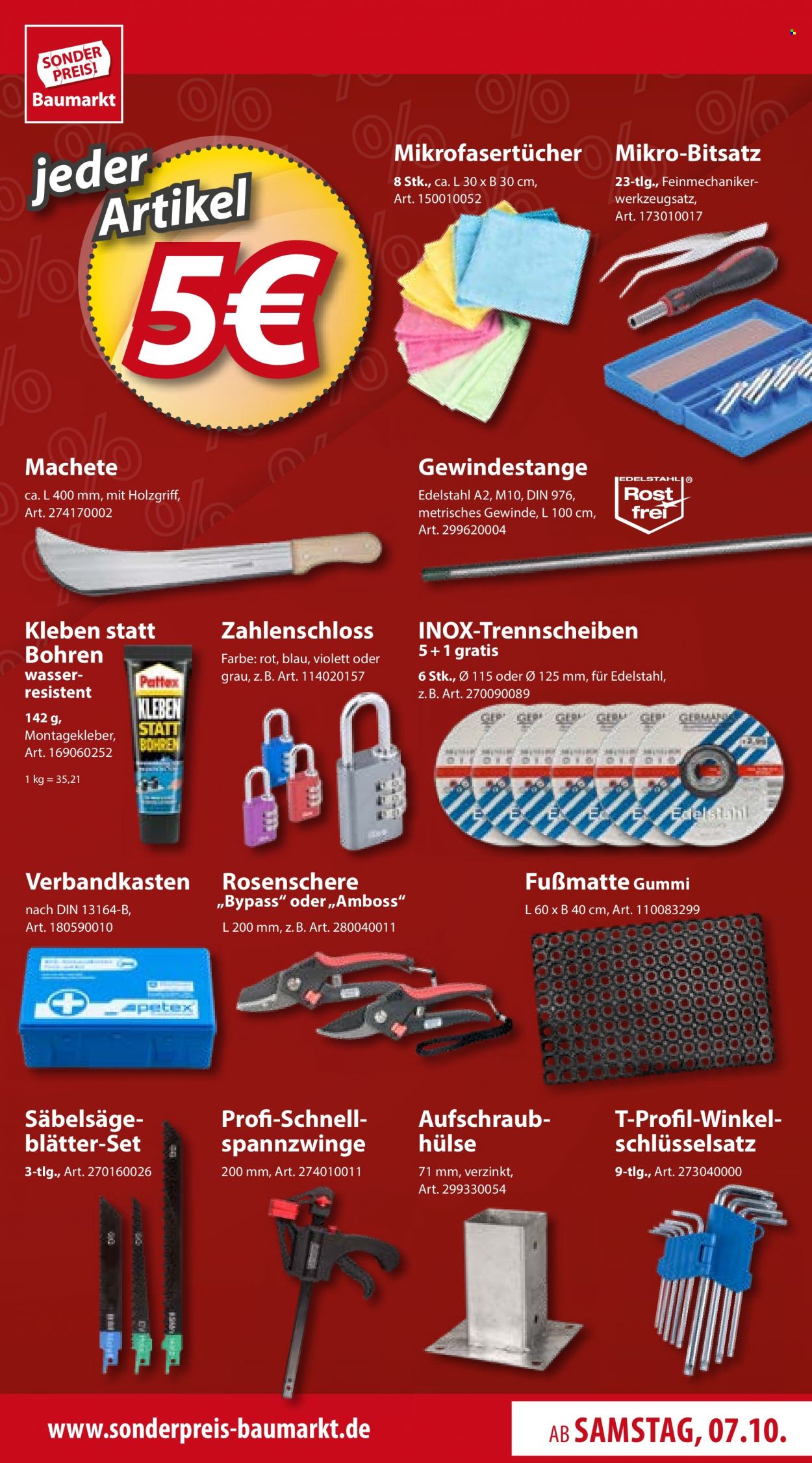 Sonderpreis-Baumarkt Prospekte  - 7.10.2023 - 13.10.2023. Seite 3