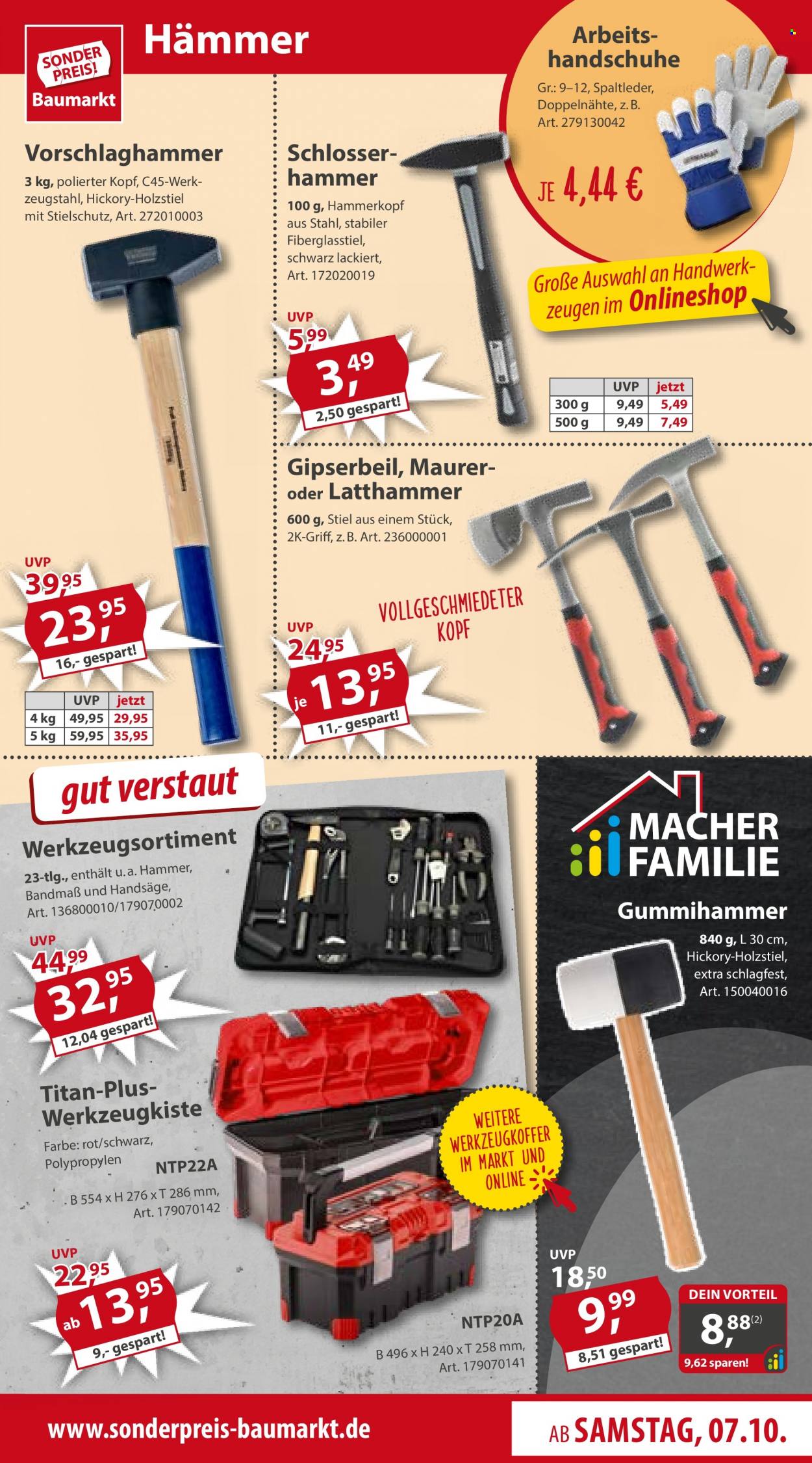 Sonderpreis-Baumarkt Prospekte  - 7.10.2023 - 13.10.2023. Seite 11