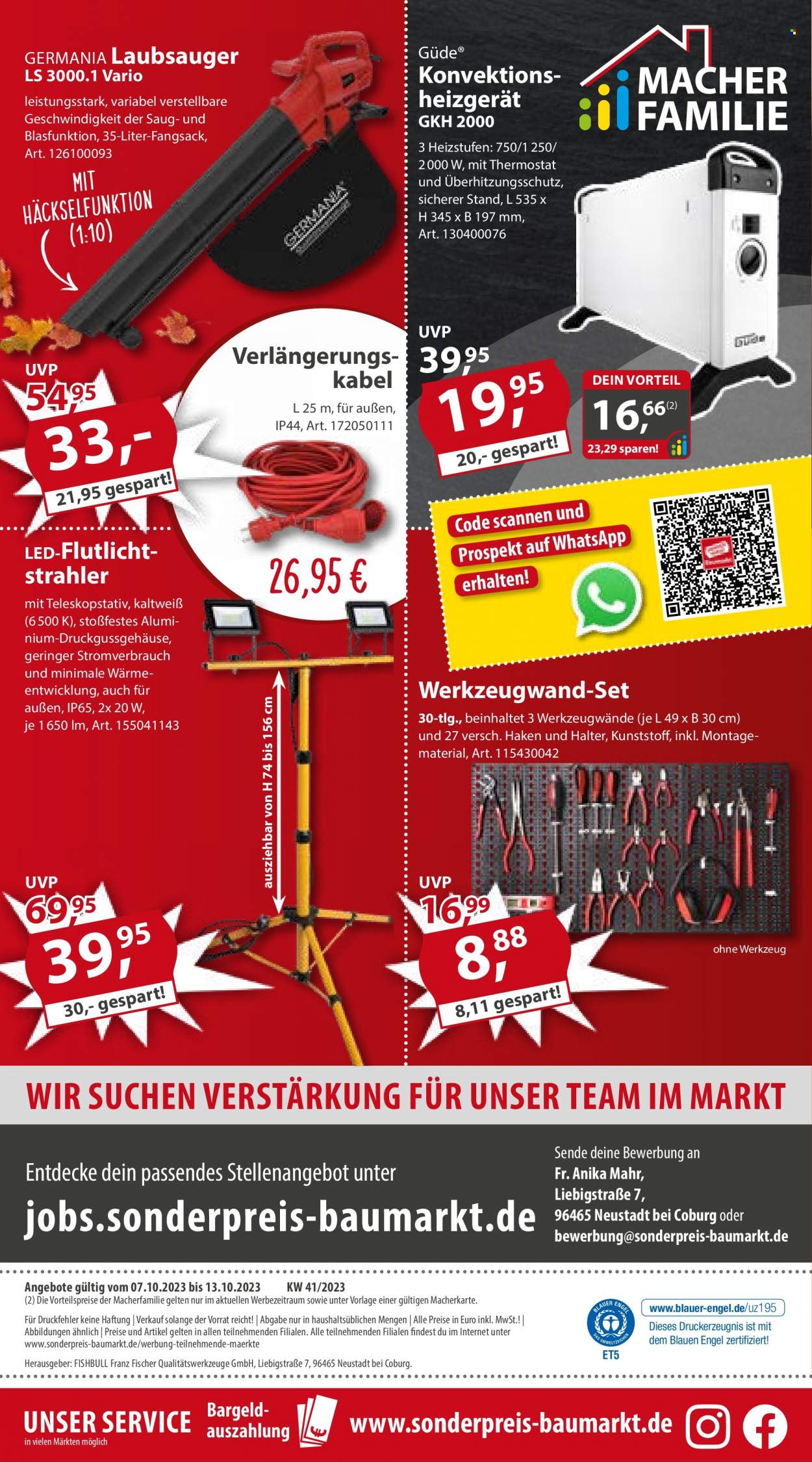Sonderpreis-Baumarkt Prospekte  - 7.10.2023 - 13.10.2023. Seite 20