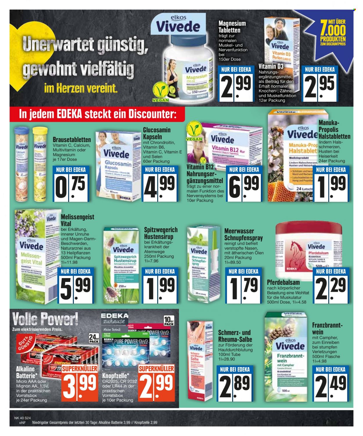 Edeka Prospekte  - 2.10.2023 - 7.10.2023. Seite 24